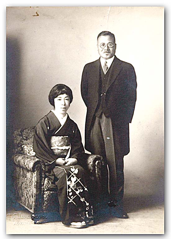 夫婦の写真　昭和５年４月