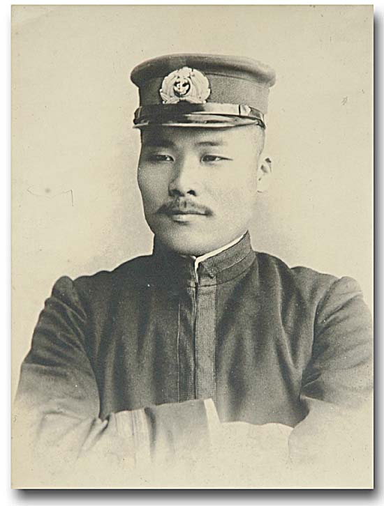 軍服肖像写真　大